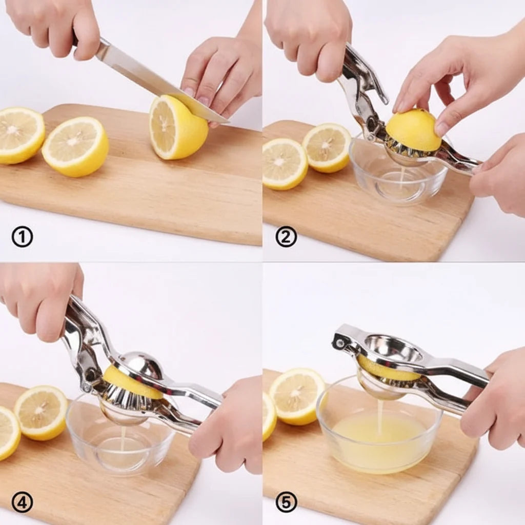 VIRAYEE Stainless Steel Lemon Squeezer 2-Pack
