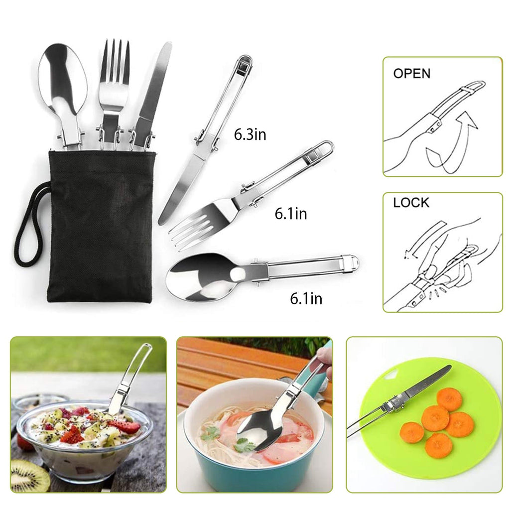 Virayee 12-Piece Camping Cookware Set