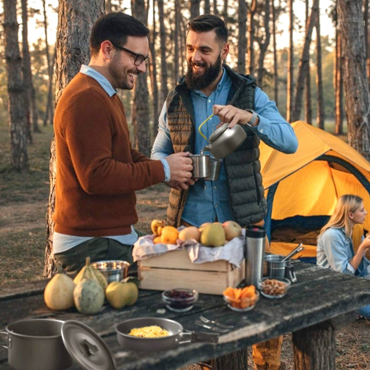Virayee 12-Piece Camping Cookware Set